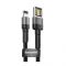 Кабель Baseus Cafule USB - Lightning (M/M), 2.4A, 1 м Black (6953156283343)