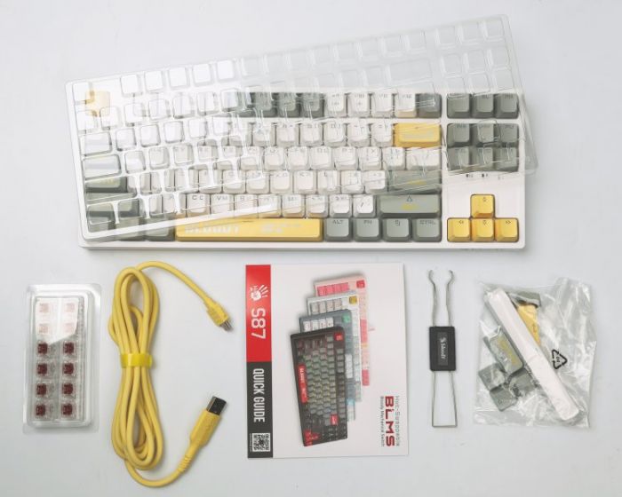 Клавіатура Bloody S87 Energy White
