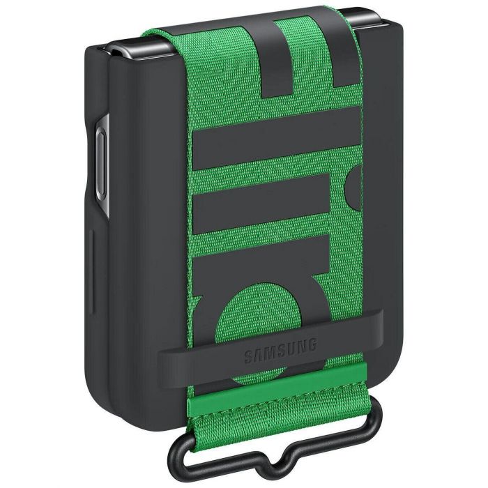 Чохол-накладка Samsung Silicone Cover with Strap для Samsung Galaxy Flip 4 SM-F721 Black (EF-GF721TBEGUA)