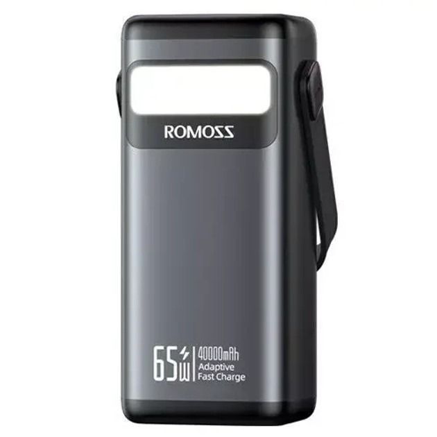 Універсальна мобільна батарея Romoss PMT40 40000mAh Black (PMT40-182-2133H)