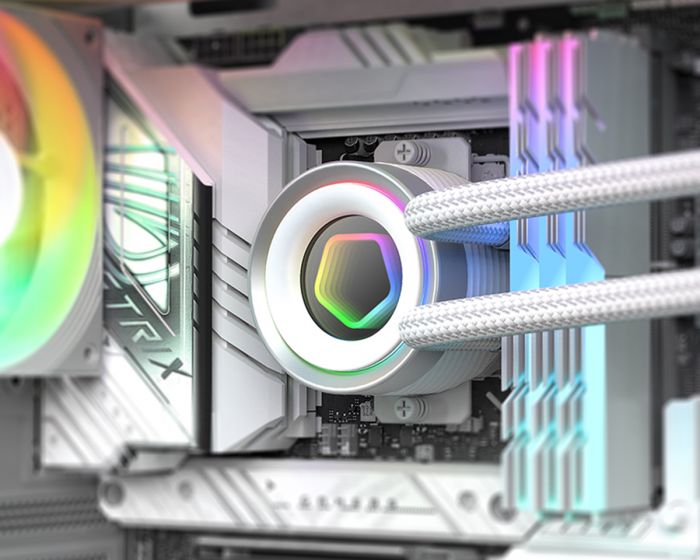 Система водяного охолодження ID-Cooling FX240 INF White