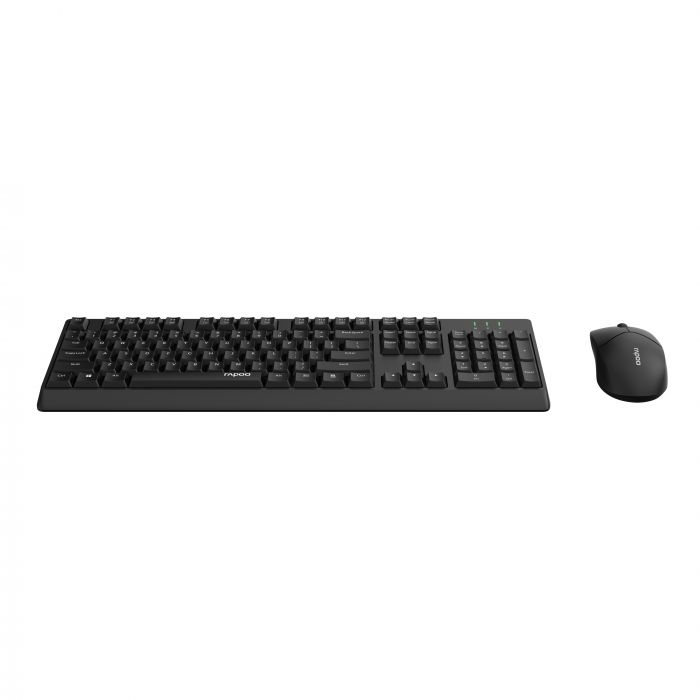Комплект (клавіатура, миша) бездротовий Rapoo X1500 Wireless Black