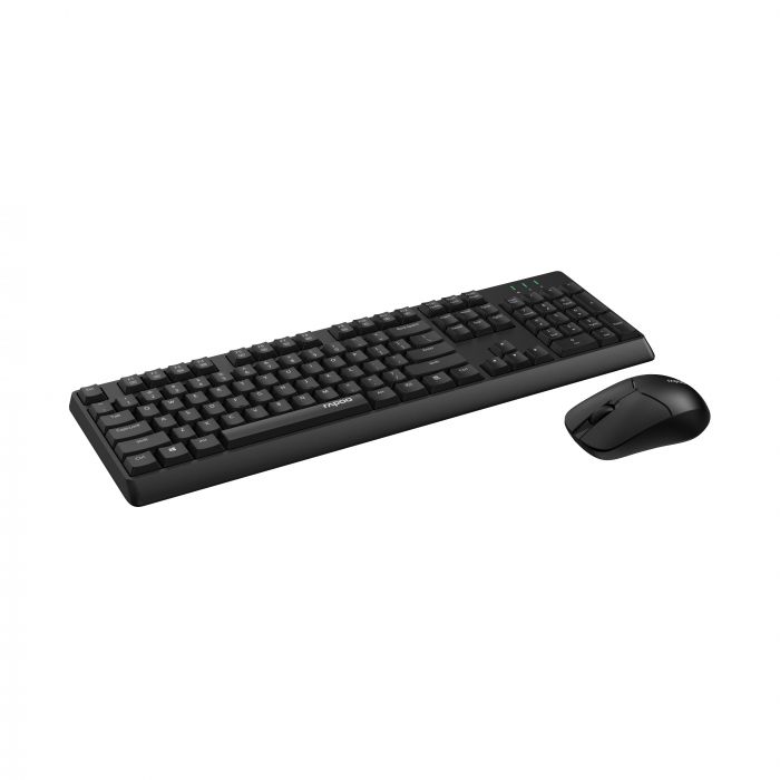 Комплект (клавіатура, миша) бездротовий Rapoo X1500 Wireless Black