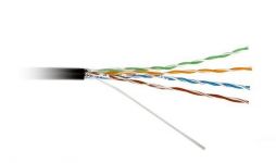 Кабель для зовнішньої прокладки Atcom (20799) Standard FTP, 4*2*0.5мм, ССА, CAT5e, 305м