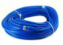 Патч-корд литой, UTP, RJ45, Cat.5e, 30m, синiй