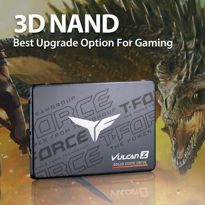 Накопичувач SSD 256GB Team Vulcan Z 2.5" SATAIII 3D TLC (T253TZ256G0C101)
