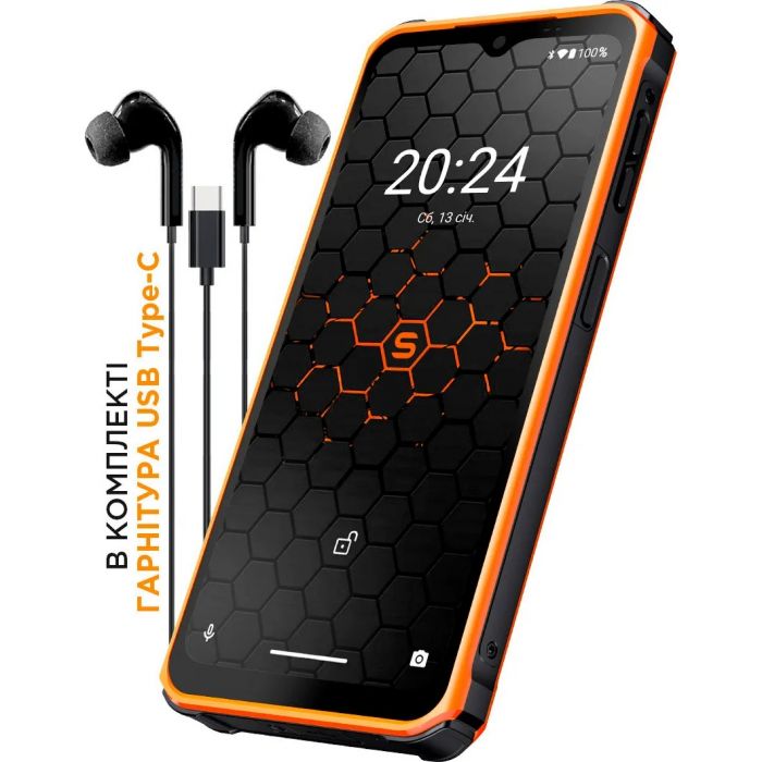 Смартфон Sigma mobile X-treme PQ56 Dual Sim Black/Orange 