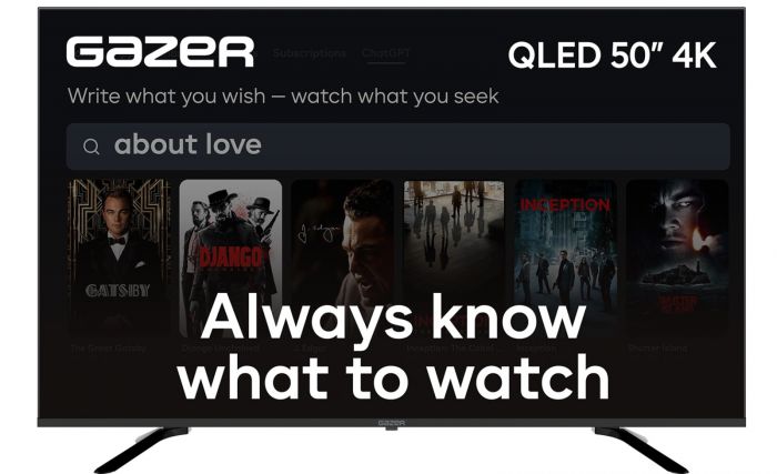 Телевiзор Gazer TV50-UE2