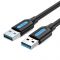 Кабель Vention USB - USB V 3.0 (M/M), 1 м, Black (CONBF)