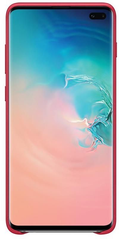 Чохол-накладка Samsung Leather Cover для Samsung Galaxy S10+ SM-G975 Red (EF-VG975LREGRU)