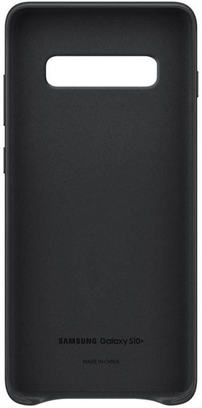 Чохол-накладка Samsung Leather Cover для Samsung Galaxy S10+ SM-G975 Black (EF-VG975LBEGRU)