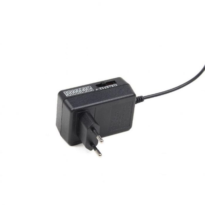 Мережевий зарядний пристрій EnerGenie (1USBx2A) Black (EG-MC-009) + універсальний кабель