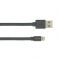 Кабель Canyon USB - Lightning (M/M) 0.96 м, Dark Grey (CNS-MFIC2DG)