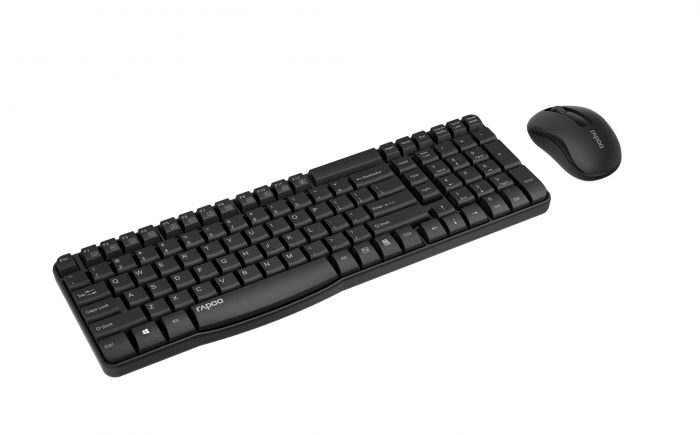 Комплект (клавіатура, миша) бездротовий Rapoo X1800S Combo Wireless Black