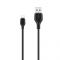 Кабель XO NB103 USB-Lightning (M/M), 2.1A 1м Black (6920680862702)
