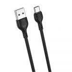 Кабель XO NB200 USB - USB Type-C, (M/M), 2.1A 1 м Black (6920680878048)