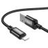 Кабель Hoco X89 Wind USB - Lightning (M/M), 1 м, Black (6931474784322)