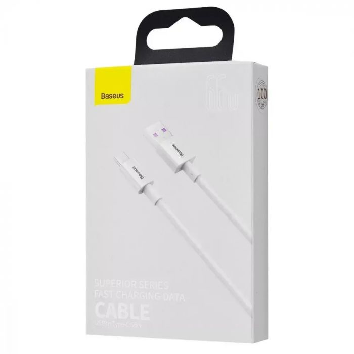 Кабель Baseus Superior Fast Charging USB - USB-C, 66W, 1м Black (6953156205499)