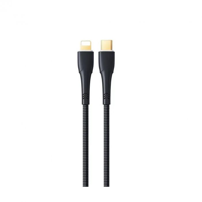 Кабель Remax RC-C063 Bosu USB Type-C - Lightning (M/M), 20W, 1.2 м, Black (6954851207016)