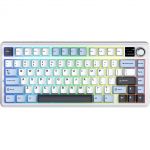 Клавіатура бездротова Aula F75 Max White (6978080501158)