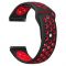 Ремінець BeCover Nike Style для Samsung Galaxy Watch 46mm/Watch 3 45mm/Gear S3 Classic/Gear S3 Frontier Black-Red (705785)