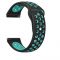 Ремінець BeCover Nike Style для Amazfit Stratos 1/2/2S/3/GTR 2/GTR 47mm/GTR Lite 47mm/Nexo/Pace Black-Blue (705809)