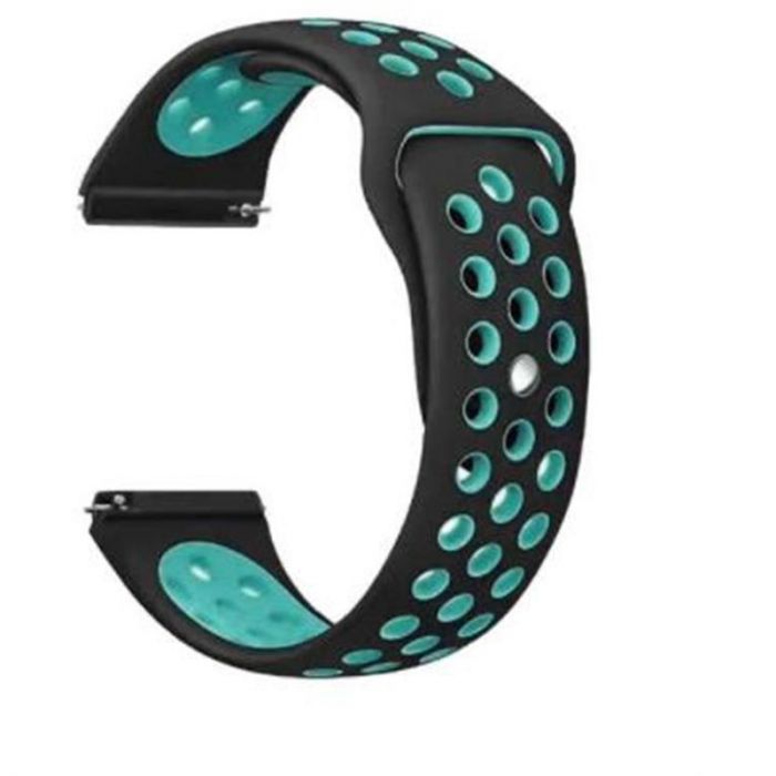Ремінець BeCover Nike Style для Amazfit Stratos 1/2/2S/3/GTR 2/GTR 47mm/GTR Lite 47mm/Nexo/Pace Black-Blue (705809)