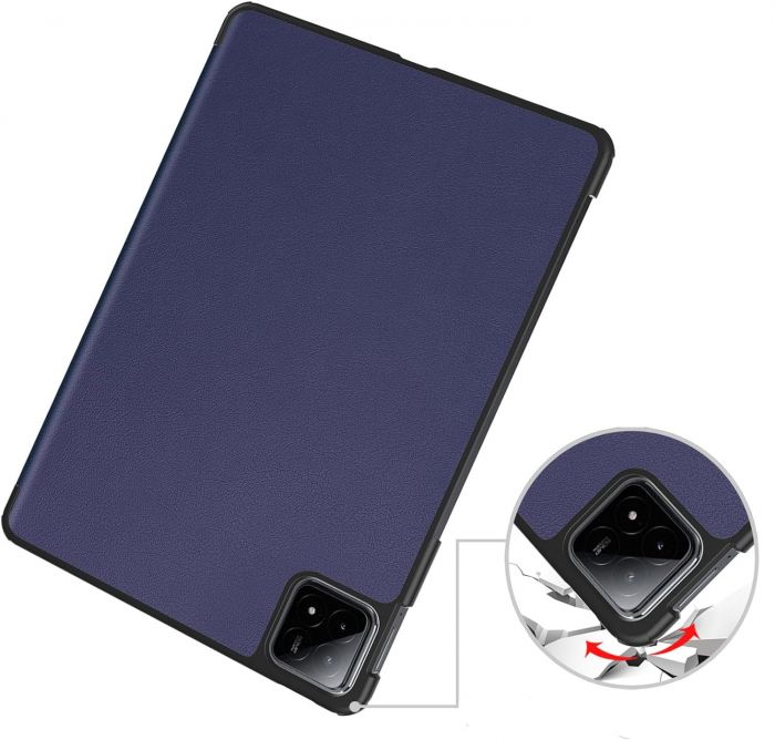 Чохол-книжка BeCover Smart Case для Xiaomi Pad 6S Pro 12.4" Deep Blue (711084)