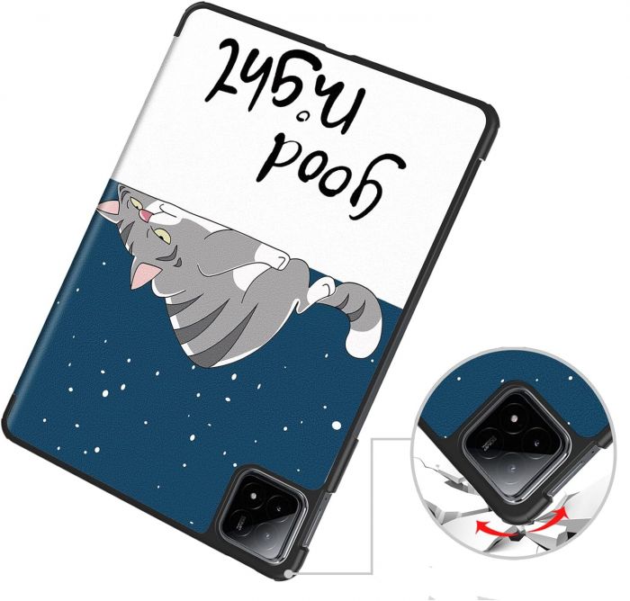 Чохол-книжка BeCover Smart Case для Xiaomi Pad 6S Pro 12.4" Good Night (711088)