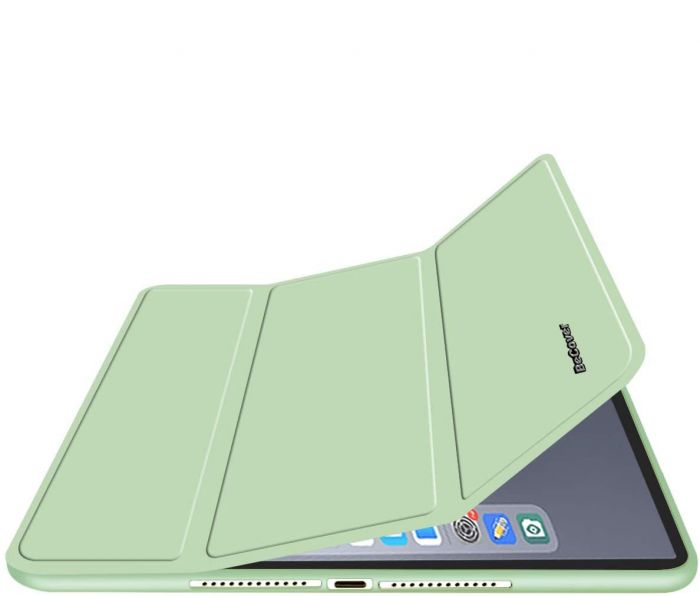 Чохол-книжка BeCover Tri Fold Soft TPU з кріпленням Apple Pencil для Apple iPad Air (4/5) 2020/2022 10.9" Green (711107)