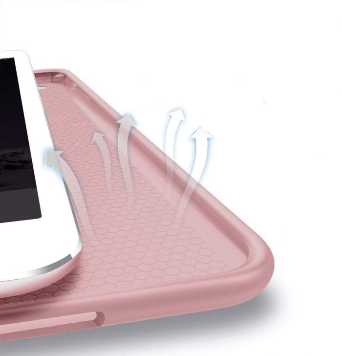 Чохол-книжка BeCover Tri Fold Soft TPU Silicone для Apple iPad Air (4/5) 2020/2022 10.9" Pink (711133)