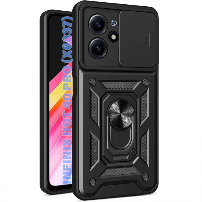 Чохол-накладка BeCover Military для Infinix Hot 40 Pro (X6837) Black (711151)