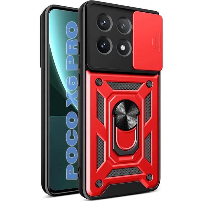 Чохол-накладка BeCover Military для Poco X6 Pro Red (711160)