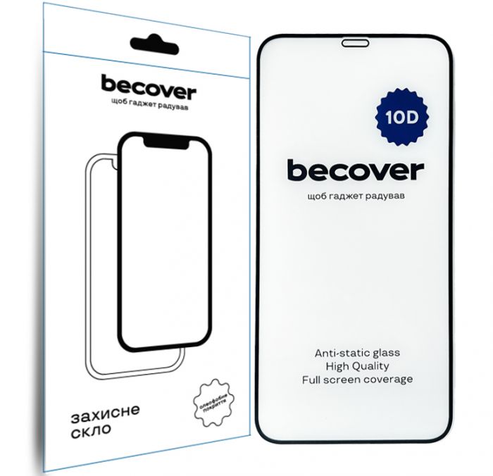 Захисне скло BeCover для Apple iPhone 11 10D Black (711323)