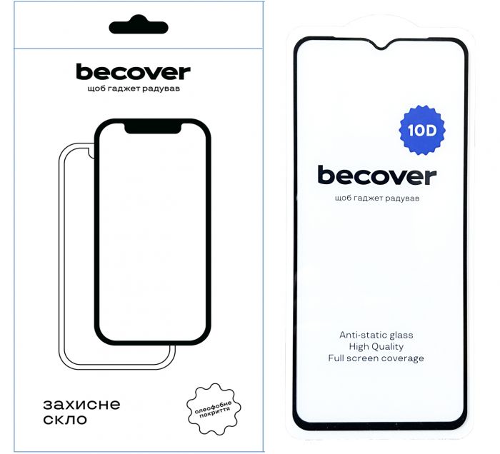 Захисне скло BeCover для Honor X6a 10D Black (711333)