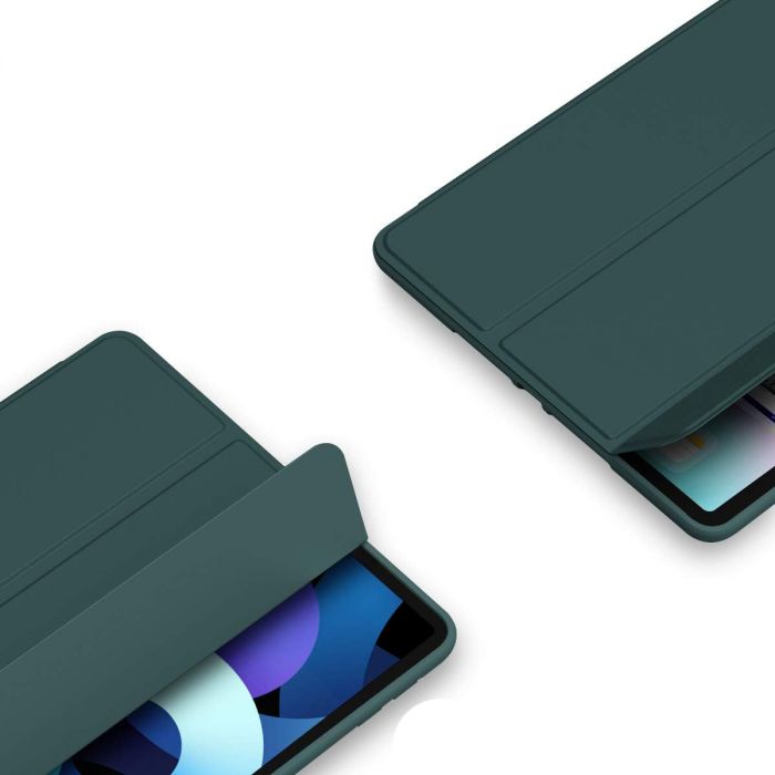 Чохол BeCover Tri Fold Soft TPU Silicone для Apple iPad Air 11" M2 2024 Dark Green (711406)