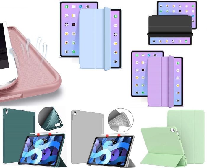 Чохол BeCover Tri Fold Soft TPU Silicone для Apple iPad Air 11" M2 2024 Pink (711410)