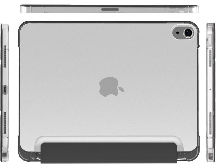 Чохол BeCover Soft Edge з кріпленням Apple Pencil для Apple iPad Air 11" M2 2024 Black (711425)