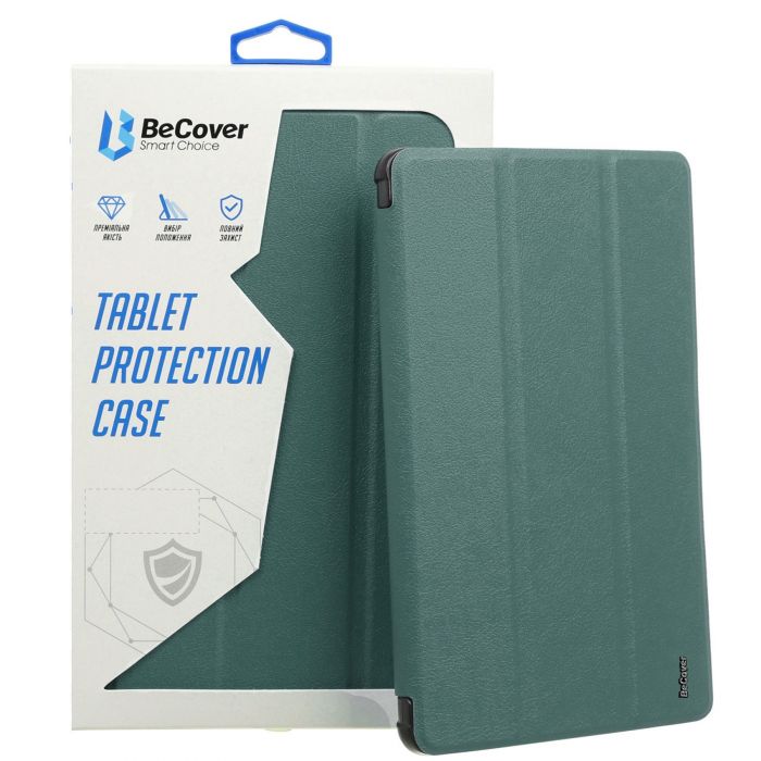 Чохол BeCover Soft Edge з кріпленням Apple Pencil для Apple iPad Air 11" M2 2024 Dark Green (711426)