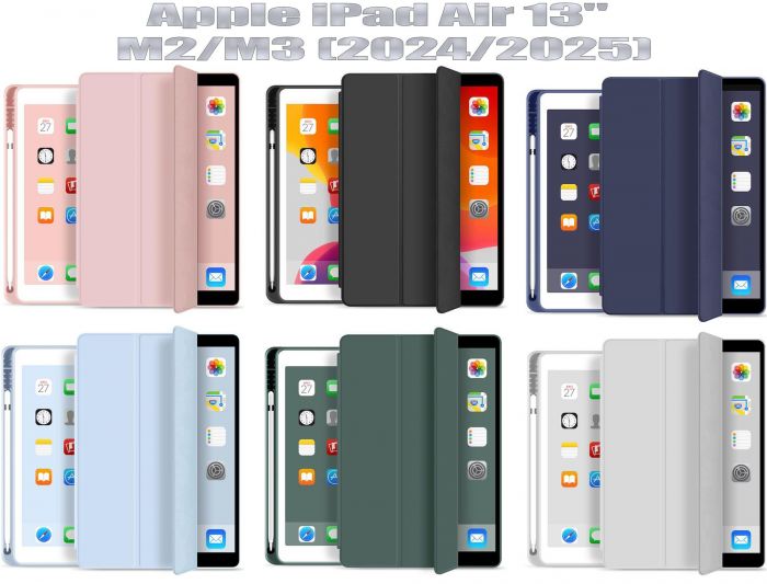 Чохол BeCover з кріпленням Apple Pencil для Apple iPad Air 13" M2 2024 Dark Green (711458)