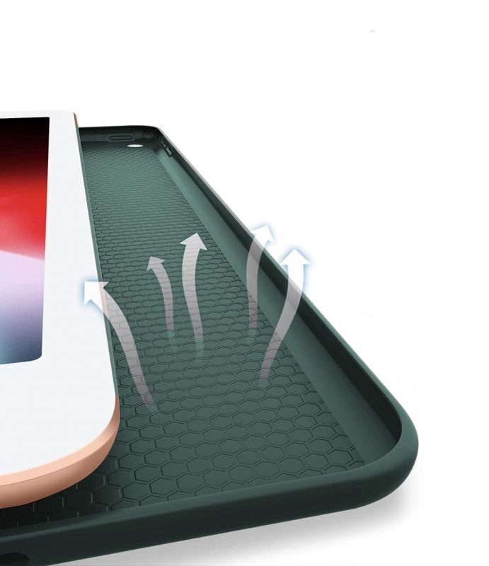 Чохол BeCover Tri Fold Soft TPU Silicone для Apple iPad Air 13" M2 2024 Dark Green (711470)