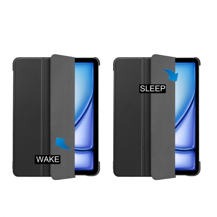 Чохол-книжка BeCover Smart Case для Apple iPad Air 13" M2/M3 (2024/2025) Black (711611)