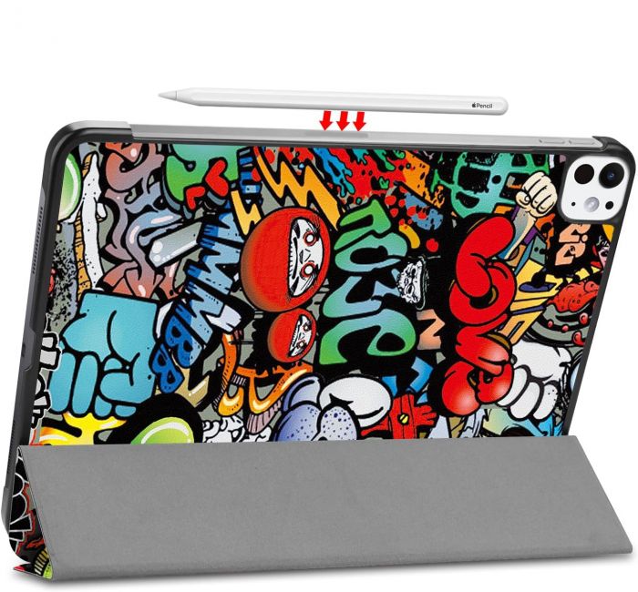 Чохол-книжка BeCover Smart Case для Apple iPad Pro 11" M4 2024 Graffiti (711637)
