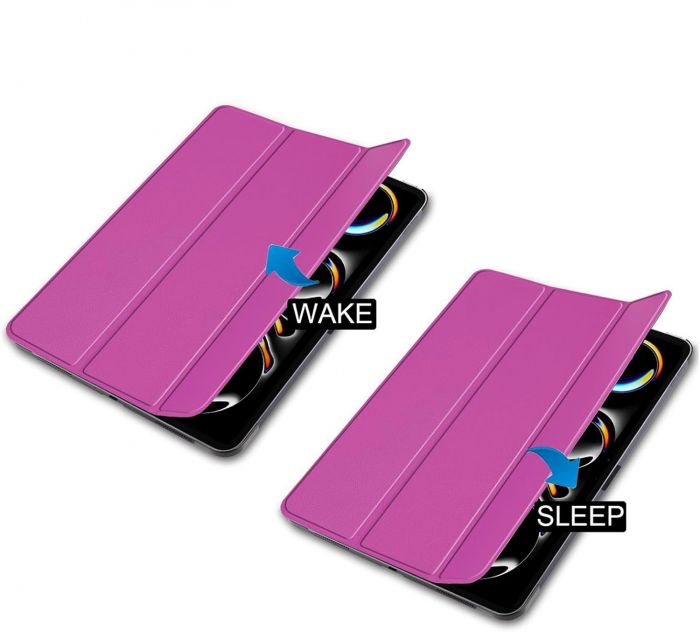 Чохол-книжка BeCover Smart Case для Apple iPad Pro 13" M4 2024 Purple (711646)