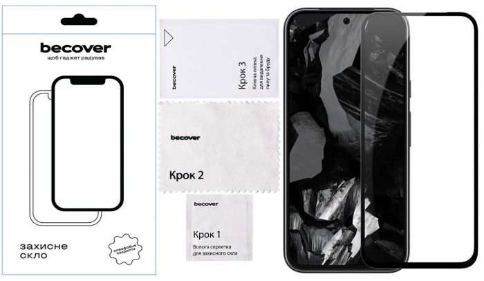 Захисне скло BeCover для Google Pixel 8a Black (711663)