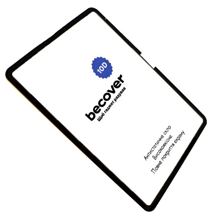 Захисне скло BeCover 10D для Apple iPad Air 13" M2/M3 (2024/2025) Black (711676)
