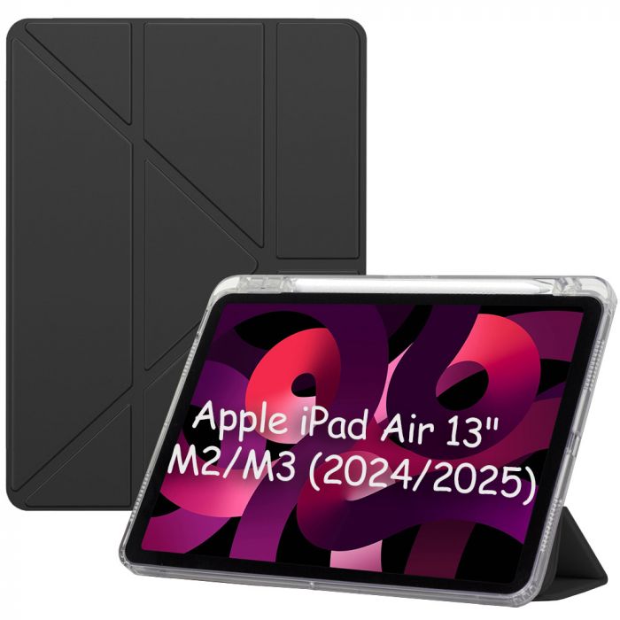Чохол-книжка BeCover Ultra Slim Origami для Apple iPad Air 13 M2 2024 13" Black (711695)