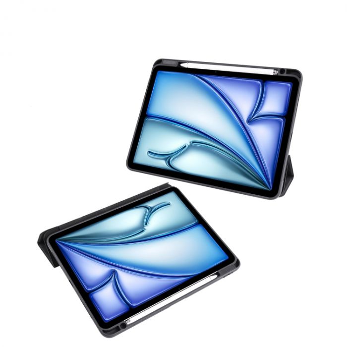 Чохол-книжка BeCover Soft Edge TPU з кріпленням Apple Pencil для Apple iPad Air 11 M2 2024 11" Black (711702)