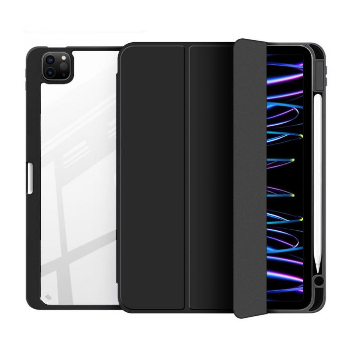 Чохол-книжка BeCover Soft Edge TPU з кріпленням Apple Pencil для Apple iPad Pro 12.9 2020/2021/2022 Black (711708)