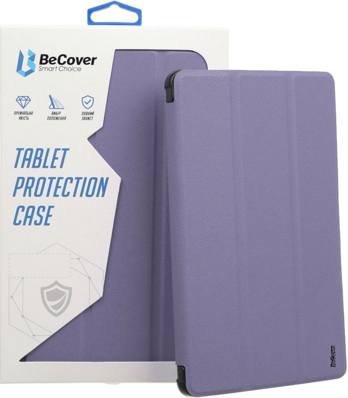Чохол-книжка BeCover Soft Edge TPU з кріпленням Apple Pencil для Apple iPad Pro 11" M4 2024 Purple (711716)